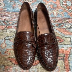 Sesto Meucci brown loafers